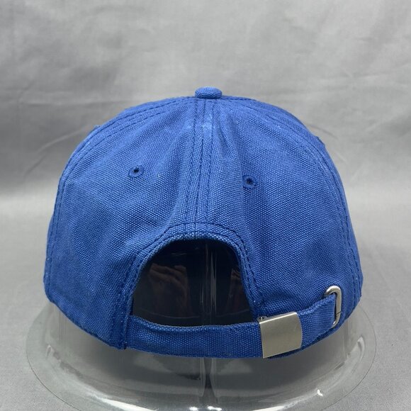 Detroit Pistons NBA Strap Back Cap Hat Blue Basketball Athletic Logo Dad Mens - Picture 3 of 12